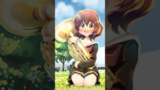 【響け！ユーフォニアムイラストメイキング】黄前久美子ちゃん描いてみたよ！初心者でも簡単にイラストが描ける線画の要らない色の塗り方メイキングです( ´ ▽ ` ) #Shorts #色の塗り方