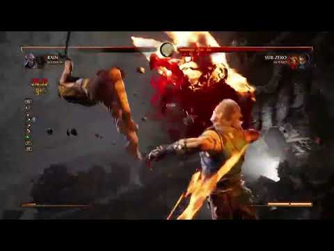 Mortal Kombat 1 - Rain 90% Armor Break Setup Scorpion Kameo - MK1 #MortalKombat1 #MK1 #Rain