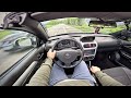 29 POV Test Drive 2006 Open Tigra Cabrio 1 8 125 Hp With 64 Miles