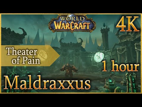 Theater of Pain - Maldraxxus | Ambient & Zone Music | 1 hour - WoW Shadowlands | 4K 60fps