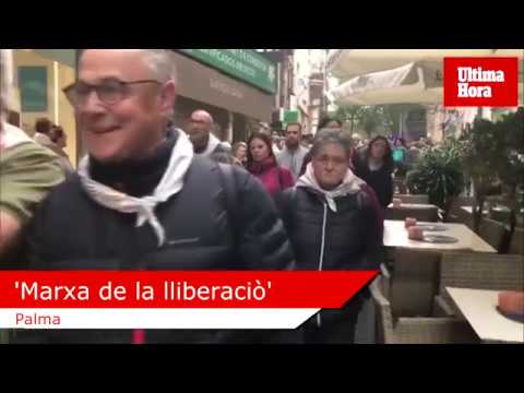 La ‘marxa de la lliberació’, de Sa Indioteria, llega a la Sang sin pasos