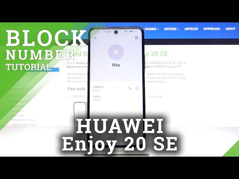 How to Block Number in HUAWEI Enjoy 20 SE – Set Up Block Rules