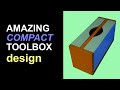 Amazing Wooden Compact Toolbox