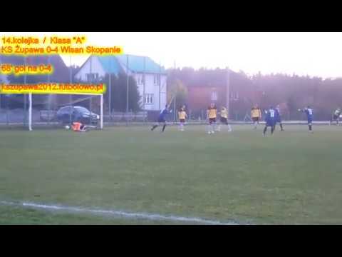 KS Żupawa - Wisan Skopanie (gol na 0-4) 05.11.2017  Klasa "A"