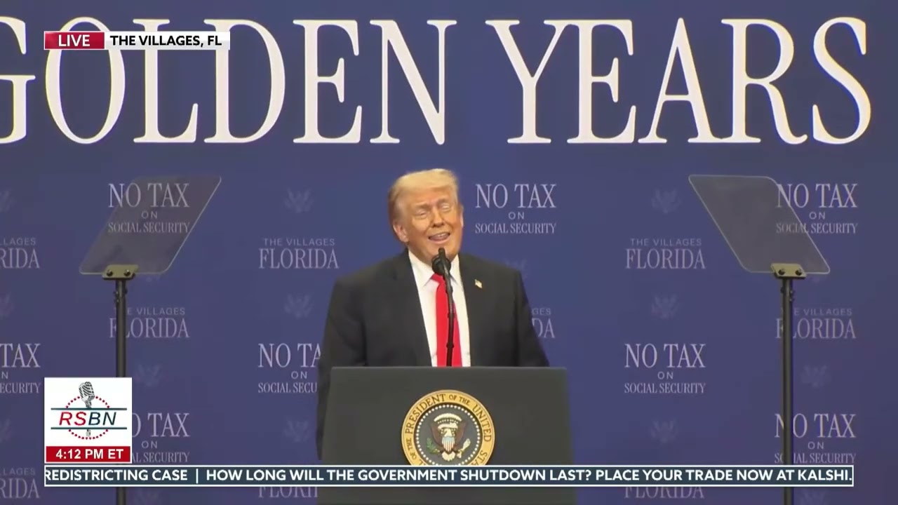 WATCH: President Trump Celebrates No Tax on Social Security with Massive Crowd - 05/01/26