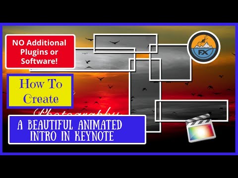 Apple Keynote Tutorial - Awesome Title effect - FCPX and iMovie - No plugins or additional software