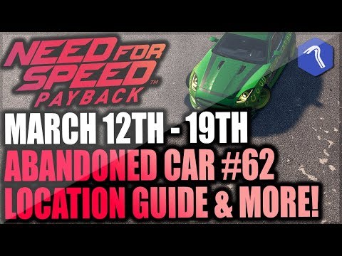 Need For Speed Payback Abandoned Car #62 - Location Guide + Gameplay - St Patrick Jaguar F-Type 😮