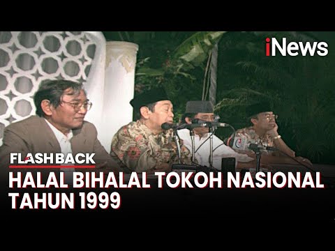 Halal Bihalal: Gus Dur, Setiawan Djodi, WS Rendra & Tokoh Lain Bahas Sukseskan Pemilu 1999