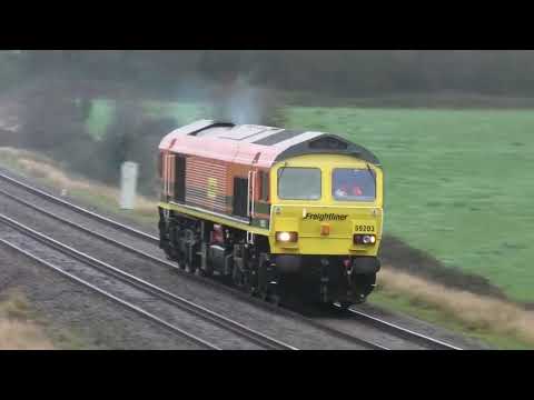 Freightliner Orange Compilation 2020-2021... Class 59, 66, 90