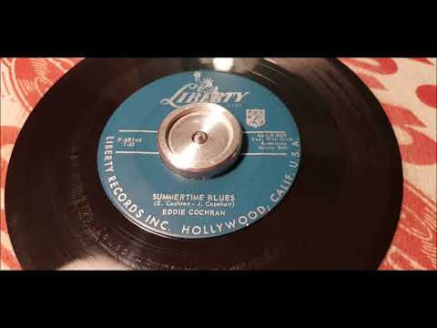 Eddie Cochran - Summertime Blues - 1958 Rock N Roll - Liberty 55144
