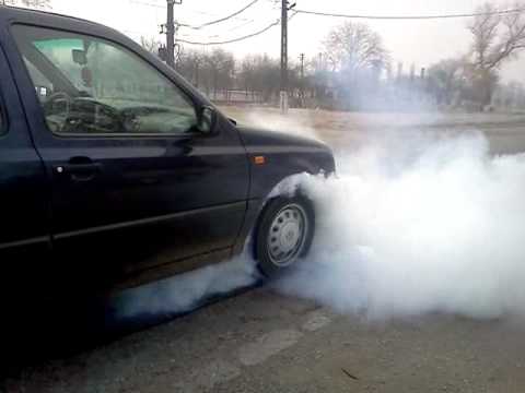 WV Golf 3 VR1.6 benzina burnout