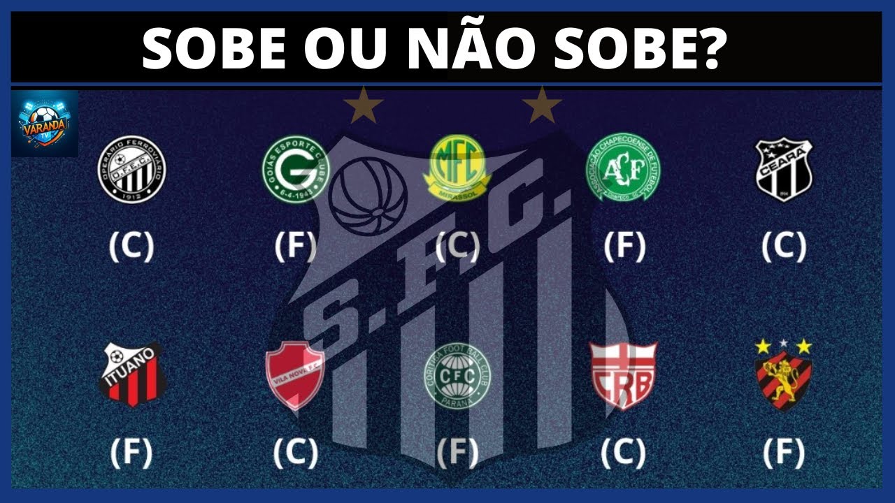 SOBE OU NÃO SOBE? | TIME VARANDA PROJETA OS 10 ÚLTIMOS JOGOS DO SANTOS