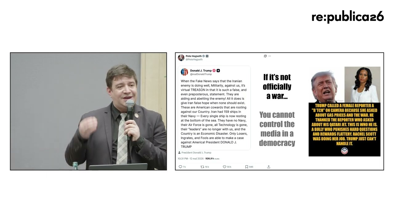 re:publica 26: Nicolas Celic – Trolling, the new political communication standard?