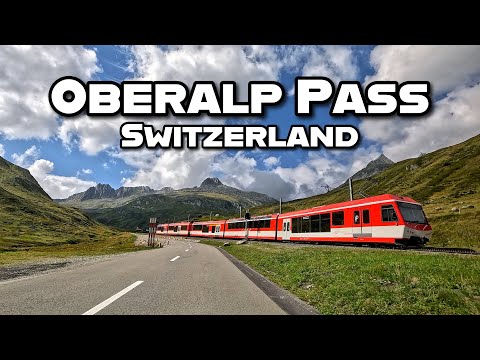 Driving Oberalp Pass to Andermatt | 4K Alps Road & Swiss Trains | My Favourite Drive 2025