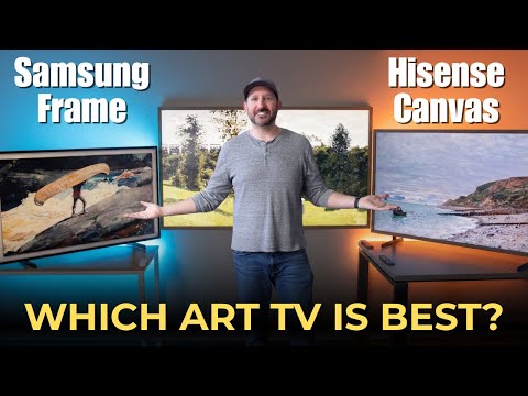 Samsung Frame vs Hisense Canvas: In-Home Art TV Comparison