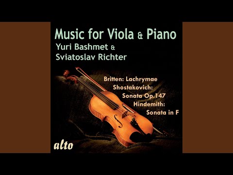 Viola Sonata, Op. 147