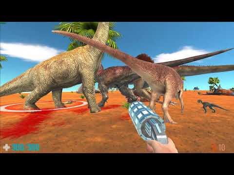 Surviving in first Person with Dinosaurs. Animal Revolt Battle Simulator ARBS