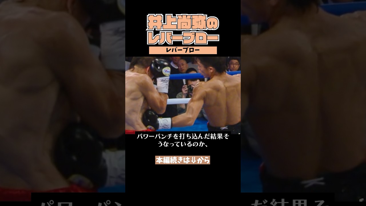 #ボクシング　井上尚弥の独特なレバーブロー【格闘技解説】
