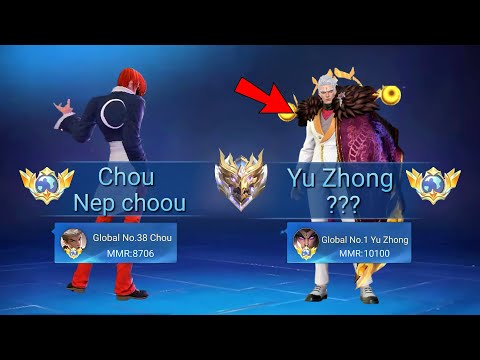 HOW TO PLAY CHOU AGAINST NEW META HERO YU ZHONG //MOST WATCH!!mlbb