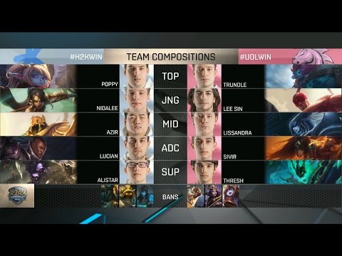 H2K vs UOL Highlights - H2K vs UNICORNS OF LOVE - EU LCS Week 9 - SPRING 2016