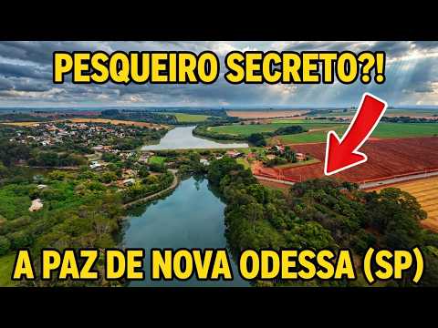 A PAZ DO INTERIOR | Pesqueiro D'Caffers em Nova Odessa (SP) visto de cima - DJI NEO 2
