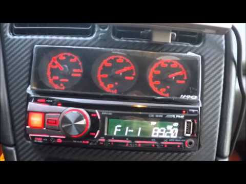 Toyota Celica T20 Fix -- Defi Din gauge install