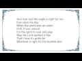 Jane Monheit - The Eagle and Me Lyrics