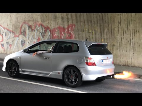 Cars Leaving Tankstelle 17/10/2021 Nürburgring - Flames, Sound, Acceleration, Drift