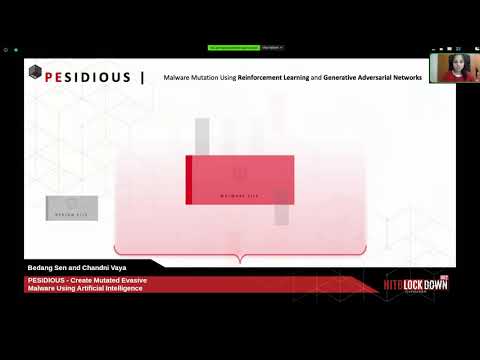 #HITBLockdown002 D2T2 - PEsidious – Create Mutated Evasive Malware Using AI - C. Vaya & B. Sen