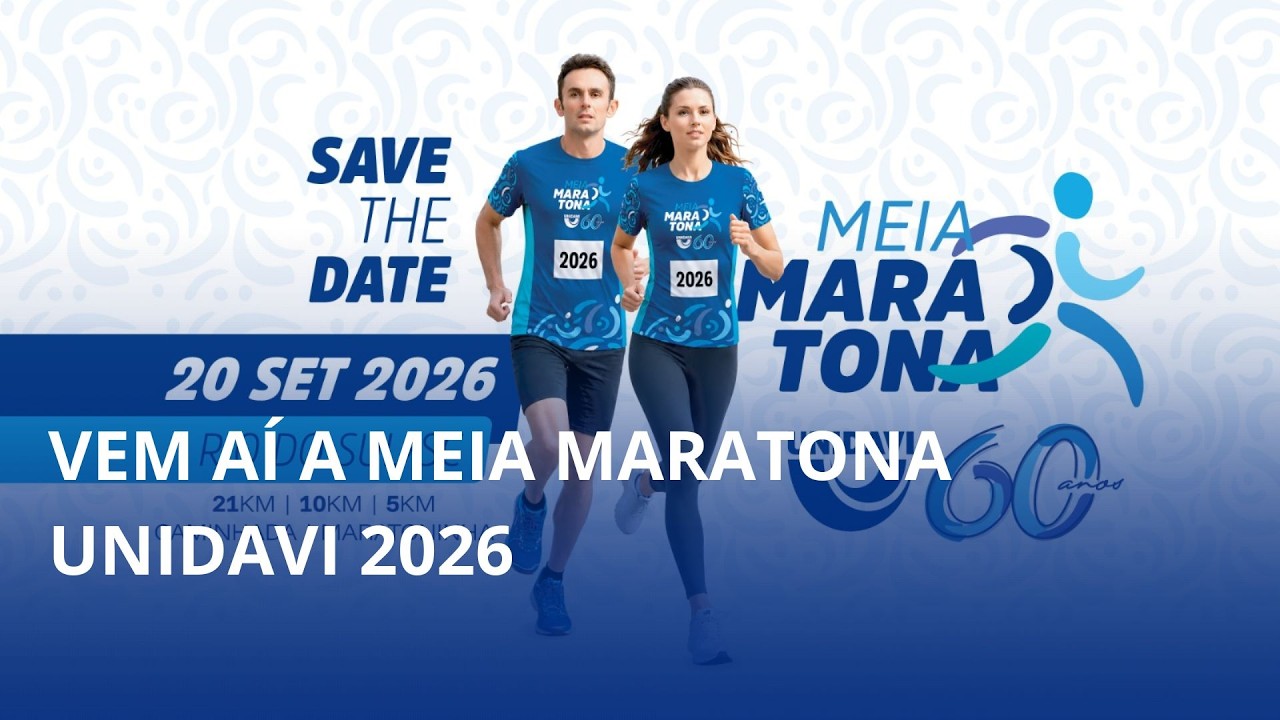 Prepare o tênis: vem aí a Meia Maratona Unidavi 2026