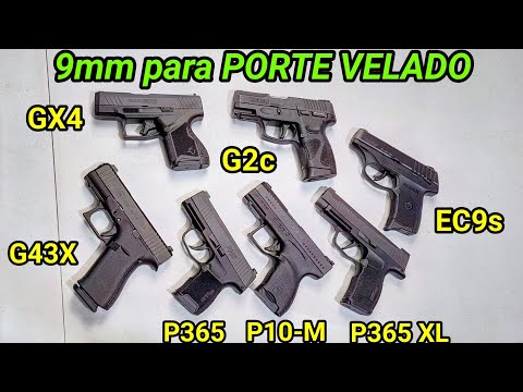 9mm for concealed carry, the smallest in Brazil! Testing and comparing domestic and imported weapons