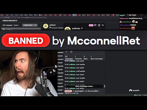 Asmongold finds out who Mcconnell Banned in Chat