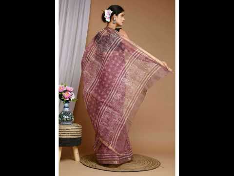 Multicolor printed kota doriya saree, hand made, size: 5.5 m...