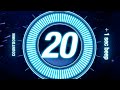 20 seconds Countdown Timer / with Beep Every 1 sec 🔵