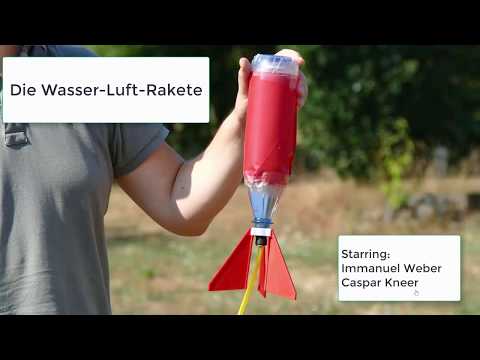 Mechanik Experiment: Wasserrakete und Impulserhaltung