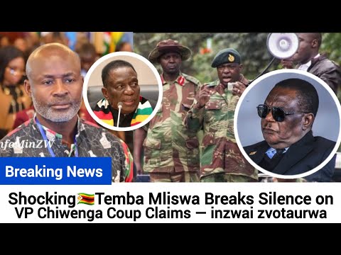 Temba Mliswa Breaks Silence on VP Chiwenga Coup Claims — Inzwai zvotaurwa