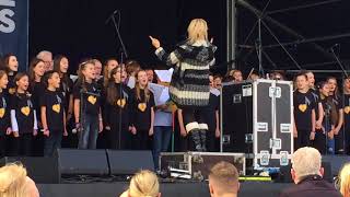 Bury Community Choir with Encore - 'The Ultimate Manchester Mash - Up' - Ramsbottom Festival 2017