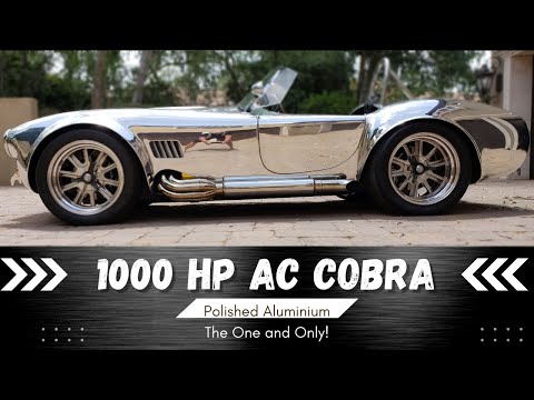 1000 Horsepower 1965 Shelby AC Cobra in Polished Aluminum || Classic Car Review