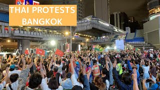 Thailand Protests in Asoke, Bangkok- Sep 2 2021|タイ バンコクのデモの状況
