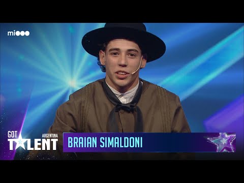 Braian Simaldoni - Payador | Audiciones | Got Talent Argentina 2023