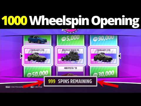 OPENING *1000* SUPER WHEELSPINS In Forza Horizon 5!