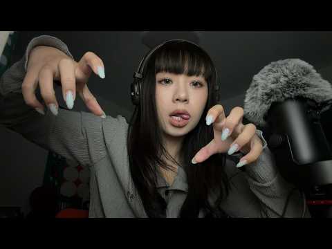 ASMR Spiders Crawling Up Your Back, Snakes Slithering Down 🕸 whisper, hand movement, mic scratching