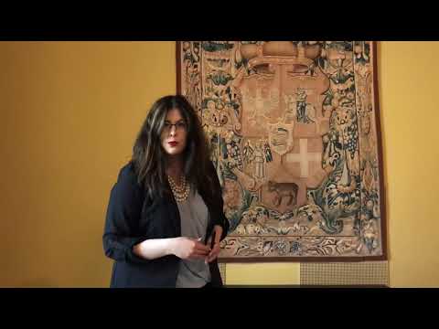 Tapestry with joint coat of arms of The Grand Duke of Lithuania Sigismundus Augustus