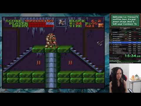 [34:30 PB] Super Castlevania 4 Any % speedrun