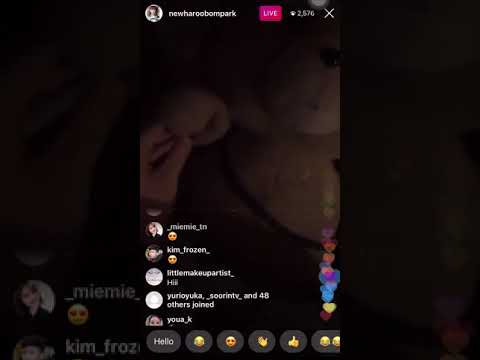 071218 PARK BOM lives on INSTAGRAM