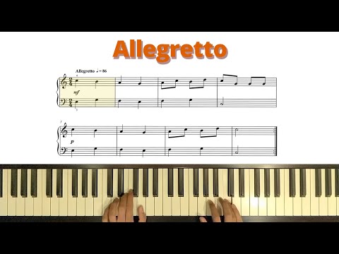 Allegretto by Alexander Reinagle | Trinity Initial Pieces | Latest Syllabus