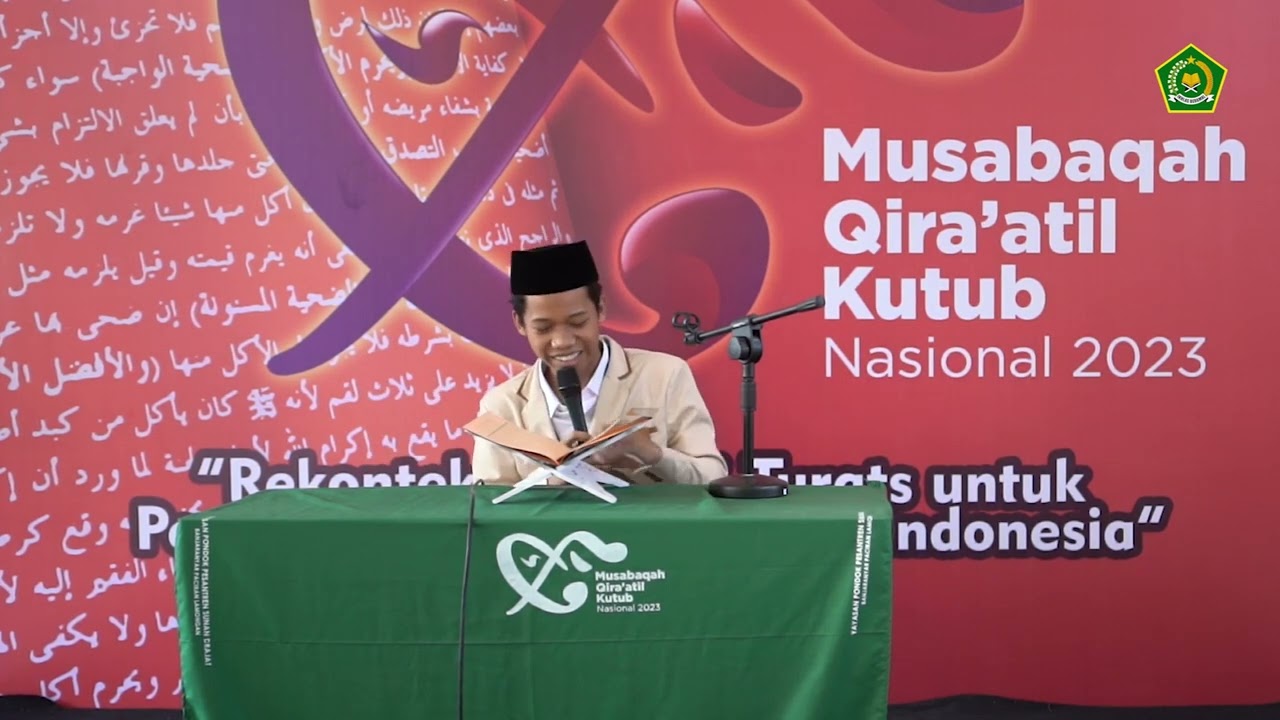 Penampilan salah satu peserta lomba MQK Nasional 2023