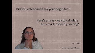 Calculate Calories using Pet Nutrition Alliance Calculator