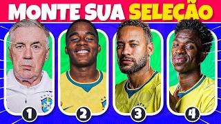 🟢🟡 MONTE SUA SELEÇÃO DOS SONHOS PARA COPA 2026 | FUTEBOL QUIZ 🟢🟡