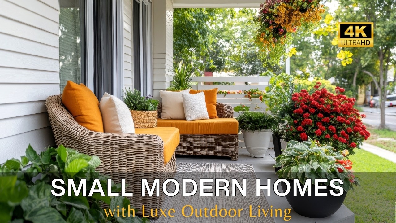 Small Modern Homes Redefined: Luxe Outdoor Living & Sophisticated Interior Ideas